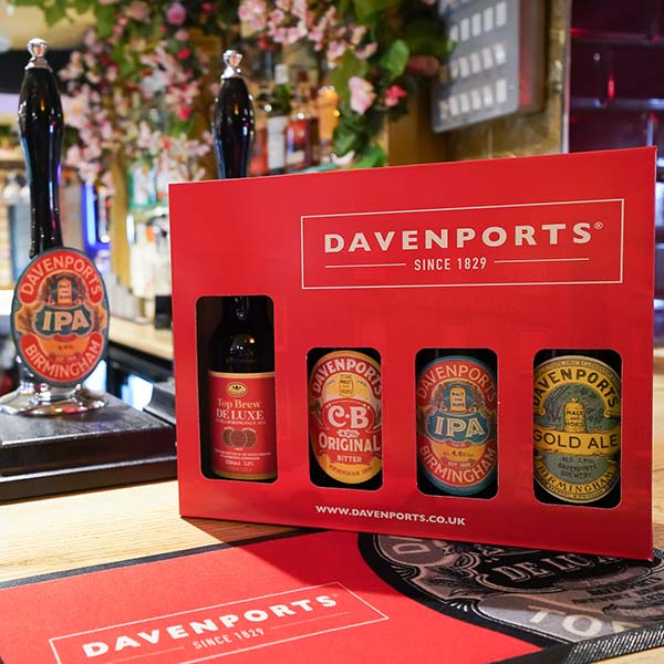 Davenports 4 bottle Beer Pack