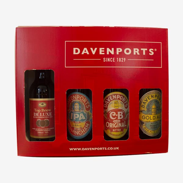 Davenports 4 bottle Beer Pack